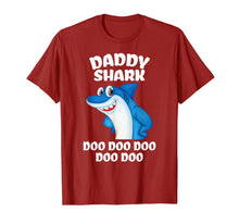 Load image into Gallery viewer, Daddy Shark Shirt Fathers Day Gift From Wife Son Daughter T-Shirt 204188