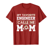 Load image into Gallery viewer, Funny shirts V-neck Tank top Hoodie sweatshirt usa uk au ca gifts for My Favorite Engineer Calls Me Mom Funny Engineering T-Shirt T-Shirt 1370313