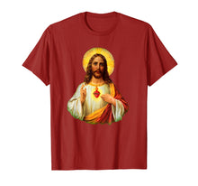 Load image into Gallery viewer, Funny shirts V-neck Tank top Hoodie sweatshirt usa uk au ca gifts for Sacred Heart of Jesus T-Shirt Catholic T-Shirt 813170