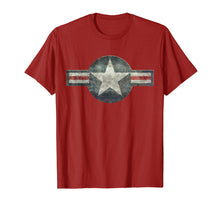 Load image into Gallery viewer, Vintage Retro Usaf Style Star T-Shirt