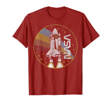 Load image into Gallery viewer, NASA Shuttle Launch With Rainbow Graphic T-Shirt C1 82776