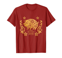 Load image into Gallery viewer, Funny shirts V-neck Tank top Hoodie sweatshirt usa uk au ca gifts for 2019 Happy New Year Shirt, Chinese Zodiac Pig Year T-Shirt 1374520