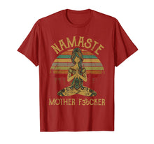Load image into Gallery viewer, Namaste Motherfucker Funny Adult Swearing Humor T-Shirt 122375