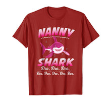 Load image into Gallery viewer, Funny shirts V-neck Tank top Hoodie sweatshirt usa uk au ca gifts for Nanny Shark Doo Doo Doo T-Shirt 1590678