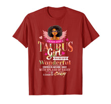 Load image into Gallery viewer, Taurus Girl T-Shirt Black Women Gifts For April May Birthday