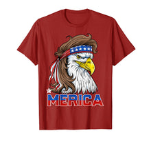 Load image into Gallery viewer, Funny shirts V-neck Tank top Hoodie sweatshirt usa uk au ca gifts for Eagle Mullet Merica Shirt Men 4th of July American Flag USA 483510