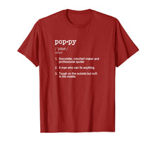 Load image into Gallery viewer, Poppy Definition T Shirt - Funny Father's Day Gift Tee-230126