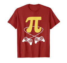 Load image into Gallery viewer, Pi Symbol Gamer Gifts Math Teacher Video Game Nerd Gaming TShirt842607