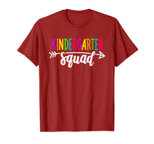 Load image into Gallery viewer, Team Kindergarten Squad Tee Teacher Back To School Gift T-Shirt 173482