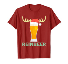 Load image into Gallery viewer, Funny shirts V-neck Tank top Hoodie sweatshirt usa uk au ca gifts for Reinbeer Santa Claus Reindeer Beer Funny Christmas Drinking T-Shirt 516679