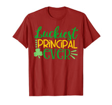 Load image into Gallery viewer, Luckiest Principal Ever - Funny Cute St. Patricks Day Gift T-Shirt-561161