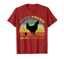 Load image into Gallery viewer, Vintage Farm Fresh Butt Nuggets Funny Chickens Eggs Gifts T-Shirt