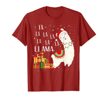 Load image into Gallery viewer, Funny shirts V-neck Tank top Hoodie sweatshirt usa uk au ca gifts for Fa La La Llama - Christmas Alpaca Lover Gift T-Shirt 1090321