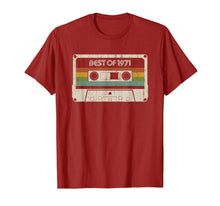 Load image into Gallery viewer, Vintage Best of 1971 48th Birthday Cassette T-Shirt