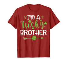 Load image into Gallery viewer, I'm A Lucky Brother Shirt St. Patrick's Day Irish Gifts TShirt972440