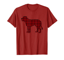 Load image into Gallery viewer, Mastiff Christmas Decor Red Plaid Buffalo Dog Gifts Family T-Shirt-1503139