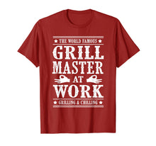 Load image into Gallery viewer, Grill Master Barbecue BBQ Smoker Grillin Dad Grandpa Gifts TShirt875697