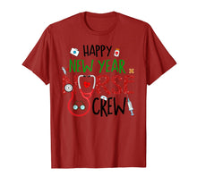 Load image into Gallery viewer, Happy New Year Nurse Crew Funny Christmas Gifts For Nurse T-Shirt-3214972