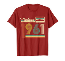 Load image into Gallery viewer, 59th Birthday Gifts Cassette Vintage 1961 59 Years Old T-Shirt-941376