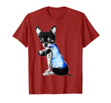 Load image into Gallery viewer, Mother's Day Gifts Chihuahua Dog Tattoo I Love Mom T-Shirt-648979