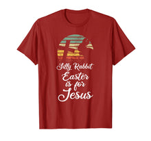 Load image into Gallery viewer, Silly Rabbit Easter is for Jesus Christian Religious Gifts TShirt694105