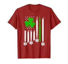 Load image into Gallery viewer, American Flag Shamrock EMT St Patrick's Day Gifts TShirt475440