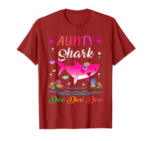 Load image into Gallery viewer, Aunty Shark Doo Doo Shirt Matching Family Shark T-Shirt 125066