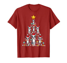 Load image into Gallery viewer, Santa Boston Terrier Christmas Tree Light T-Shirt-344835