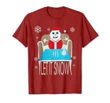 Load image into Gallery viewer, Cocaine Santa let it snow christmas sweater T-Shirt-177453