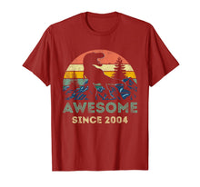 Load image into Gallery viewer, Funny 16th Birthday 16 Years Old Awesomne Since 2004 Gifts T-Shirt-3116841
