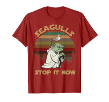 Load image into Gallery viewer, Funny shirts V-neck Tank top Hoodie sweatshirt usa uk au ca gifts for Vintage-Seagulls-Stop It Now T-Shirt 100604