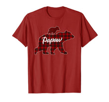 Load image into Gallery viewer, Funny shirts V-neck Tank top Hoodie sweatshirt usa uk au ca gifts for Red Plaid Papaw Bear Buffalo Matching Family Pajama T-Shirt 1245208
