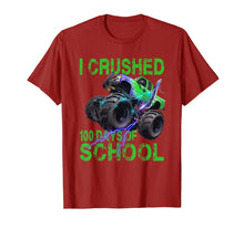 Load image into Gallery viewer, I Crushed 100 Days Of School Monster Truck Kids Boys T-Shirt-901002