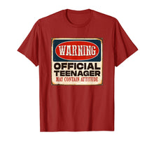 Load image into Gallery viewer, Funny 13th Birthday T Shirt Official Teenager 13 Years Old 171467