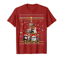 Load image into Gallery viewer, Funny Christmas Tree Cats Merry Christmas Ugly Sweater Gifts T-Shirt-3127700