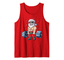 Load image into Gallery viewer, Funny shirts V-neck Tank top Hoodie sweatshirt usa uk au ca gifts for Santa Weightlifting Christmas Fitness Gym Deadlift Xmas Men Tank Top 609535