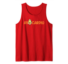 Load image into Gallery viewer, Avocardio avocado cross country track running funny gift Tank Top-2021293