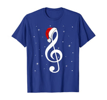 Load image into Gallery viewer, Funny shirts V-neck Tank top Hoodie sweatshirt usa uk au ca gifts for Musical Note Santa Hat Music Lover Merry Christmas Gifts T-Shirt 345758