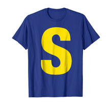 Load image into Gallery viewer, Initials Name Letter S-Simon Chipmunk Christmas Group Shirt 54898