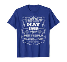 Load image into Gallery viewer, 51 Years Old Legend May 1969 - Vintage 51st Birthday T-Shirt412951