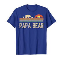 Load image into Gallery viewer, Mens Papa Bear Vintage Art Daddy Wildling Father's Day Dad TShirt423569