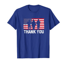 Load image into Gallery viewer, Thank You American Flag Military Heroes Veteran Day Gift T-Shirt