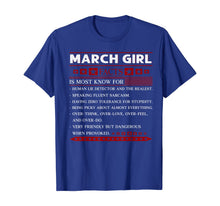 Load image into Gallery viewer, March girl facts is most known for human lie detector TShirt64393