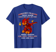 Load image into Gallery viewer, Funny shirts V-neck Tank top Hoodie sweatshirt usa uk au ca gifts for Annoyed Dragon Touchy Dragon Grouchy Ball Of Fire T-Shirt 711274