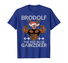 Load image into Gallery viewer, Funny shirts V-neck Tank top Hoodie sweatshirt usa uk au ca gifts for Brodolf The Red Nose Gainzdeer Tee Merry Liftmas Christmas T-Shirt 894279