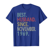 Load image into Gallery viewer, Mens 50th Wedding Anniversary Gifts Husband Since November 1969 T-Shirt