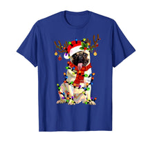 Load image into Gallery viewer, Funny shirts V-neck Tank top Hoodie sweatshirt usa uk au ca gifts for Funny Pug Dog Christmas Tee Reindeer Christmas Lights Pajama T-Shirt 118942