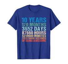 Load image into Gallery viewer, Funny shirts V-neck Tank top Hoodie sweatshirt usa uk au ca gifts for 10 Years Old 10th Birthday Vintage Retro 120 Months T-Shirt 234833