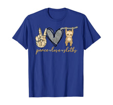 Load image into Gallery viewer, Peace Love Sloths TShirt255465