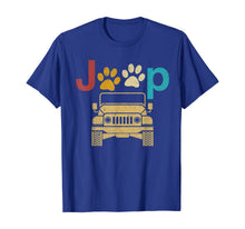 Load image into Gallery viewer, Funny shirts V-neck Tank top Hoodie sweatshirt usa uk au ca gifts for Vintage Jeeps Retro 70s Sunset Paw Print Dog Cat Lover Gift T-Shirt 144321